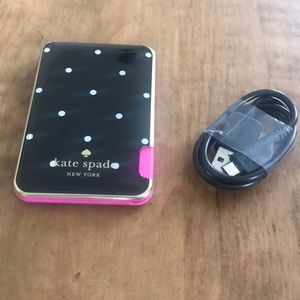 KateSpade SlimPortablePowerbank PolkaDot - 1500mAh